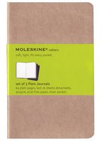 Moleskine. Set de tres cuadernos hojas en blanco (Grande)