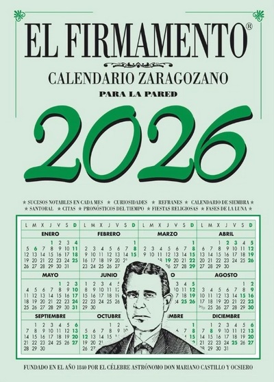 Calendario zaragozano - 2026 (de pared)