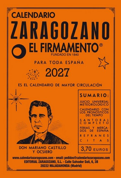 Calendario zaragozano - 2027 (de bolsillo)