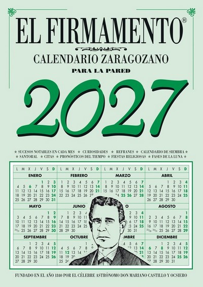 Calendario zaragozano - 2027 (de pared)
