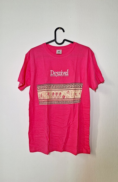 Camiseta básica fucsia