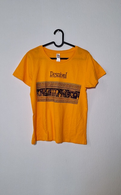 Camiseta entallada naranja