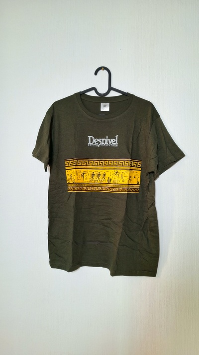 Camiseta entallada verde militar