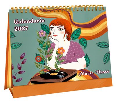 Calendario de mesa Maria Hesse 2027