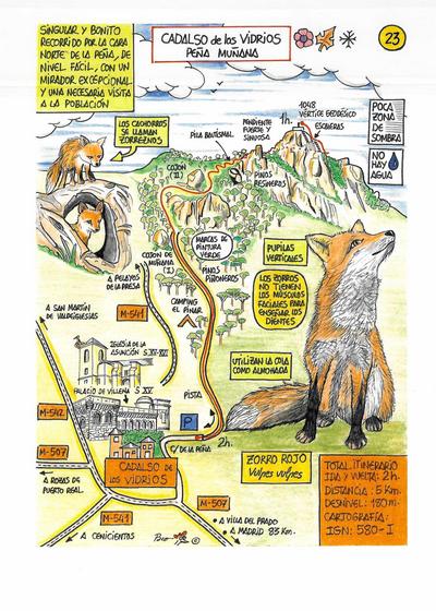 Lámina Cadalso de los Vidrios. Peña Muñana (A4)