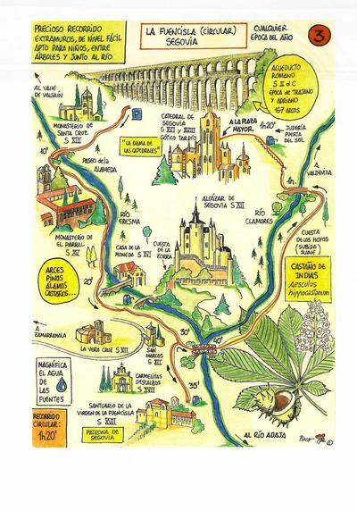 Lámina La Fuencisla (Circular). Segovia (A3)