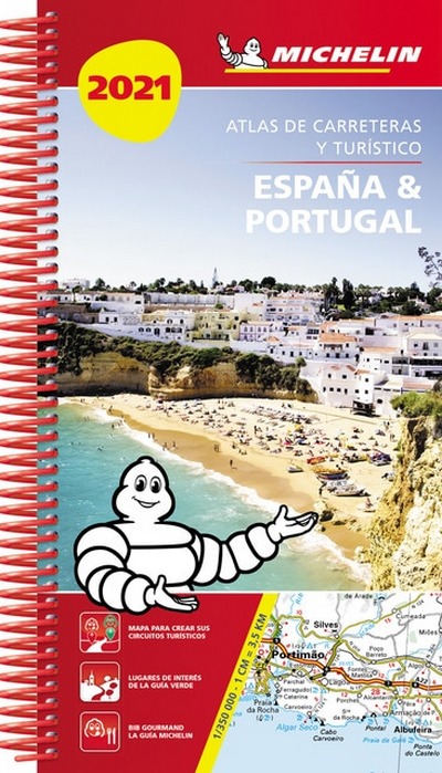 Atlas de carreteras y turístico de España y Portugal 2021