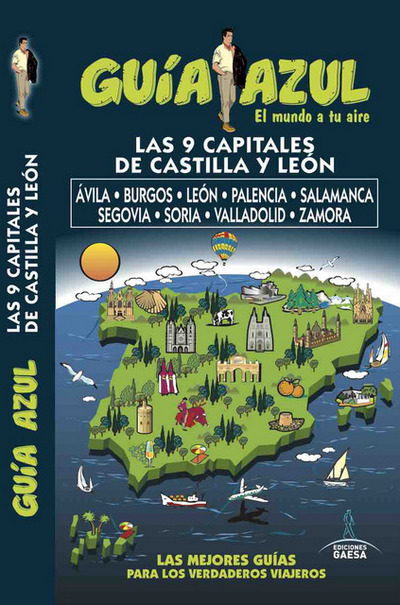 Las 9 Capitales de Castilla y León (Guía Azul)