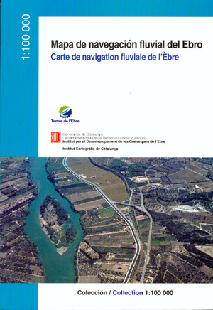 Mapa de navegación fluvial del Ebro