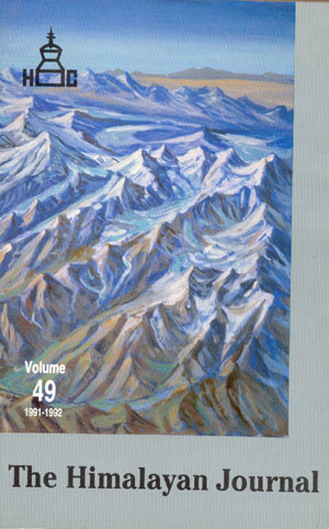 The Himalayan Journal 1991 - 1992 Vol. 49
