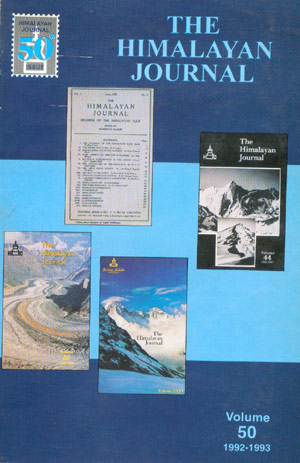 The Himalayan Journal 1992-1993 Vol. 50