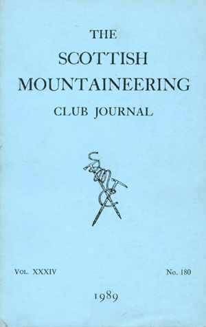 The Scottish Mountaineering Club Journal 1989 Nº 180