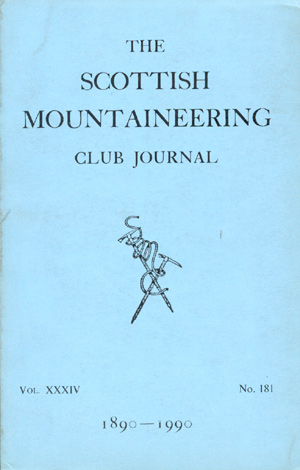 The Scottish Mountaineering Club Journal 1890-1990 Nº181