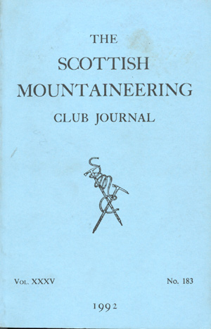 The Scottish Mountaineering Club Journal 1992 Nº 183