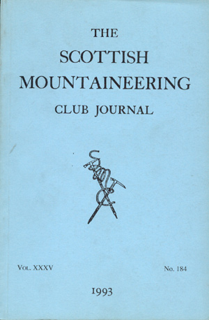 The Scottish Mountaineering Club Journal 1993 Nº 184