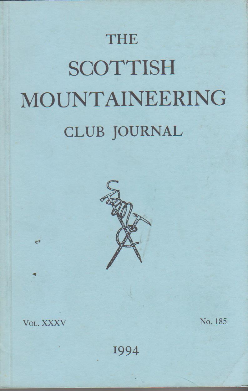 The Scottish Mountaineering Club Journal 1994 Nº 85