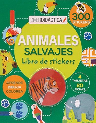 Animales salvajes. Libro de stickers