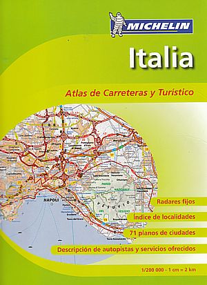 Italia. Atlas de carreteras y turístico