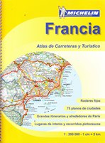 Francia. Atlas de carreteras y turístico