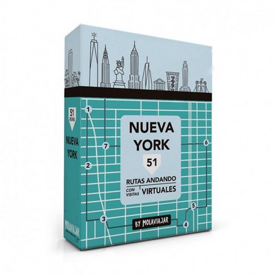 Nueva York. 51 Rutas Andando. Caja de Tarjetas