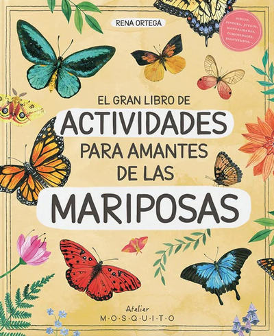 El gran libro de actividades para amantes de las mariposas