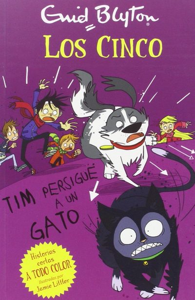 Tim persigue un gato . Los Cinco