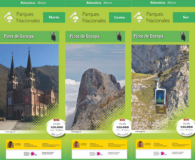 Picos de Europa (Guía + 3 mapas)