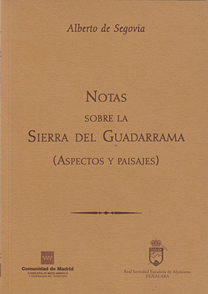 Notas sobre la Sierra del Guadarrama (aspectos y paisajes)