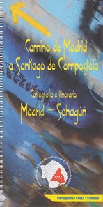 Camino de Madrid a Santiago de Compostela. Cartografía e itinerario Madrid - Sahagún