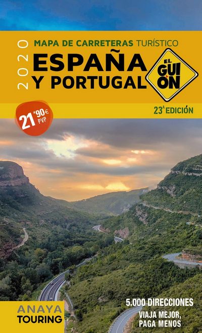 El Guión (2020). Mapa de carreteras de España y Portugal