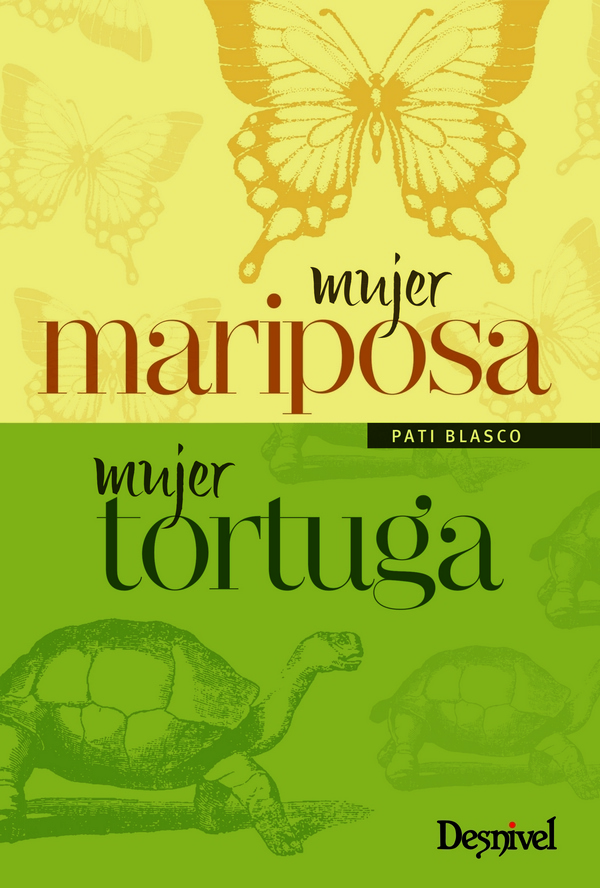 Mujer mariposa mujer tortuga