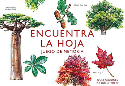 Encuentra la hoja. Juego de memoria