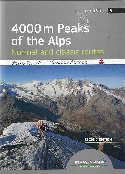 4000 m Peaks of the Alps. Normal and classic routes