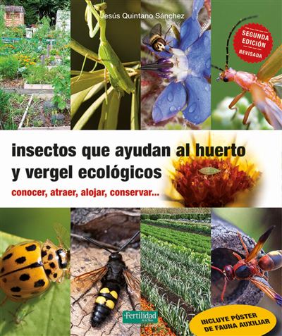 Insectos que ayudan al huerto y vergel ecológicos