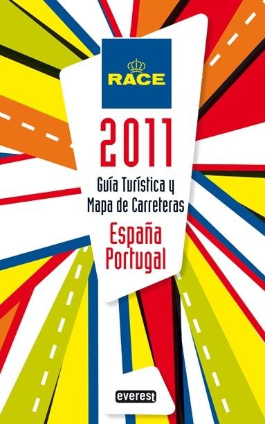 Guía turística y mapa de carreteras España y Portugal RACE 2011
