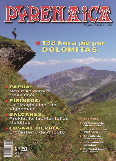 Pyrenaica Nº 253. 132 km a pie por Dolomitas Pyrenaica Nº 253. 132 km a pie por Dolomitas